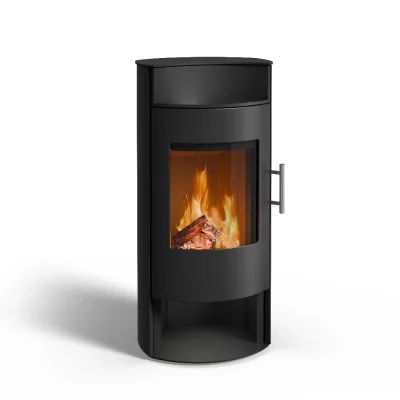 Kaminofen Königshütte Aries Sandsteinverkleidung Teakwood 28/5068