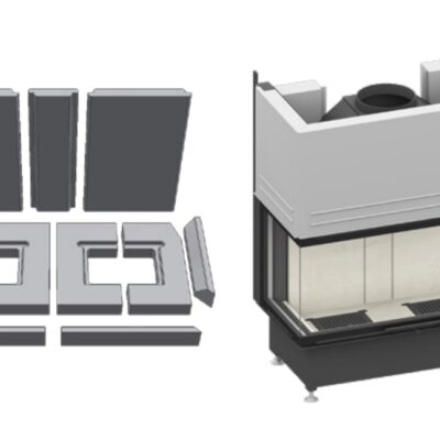 Schmid Ekko U 100 (51) komplette Auskleidung weiß 64/2560-9990