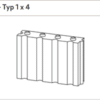 Lina GO 6745 Feuerraumstein Palego2 Typ 1x4